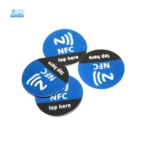 새로운 인쇄 방지 금속 nfc 태그 13.56mhz RFID 방수 컬러 인쇄 nfc 태그 가격