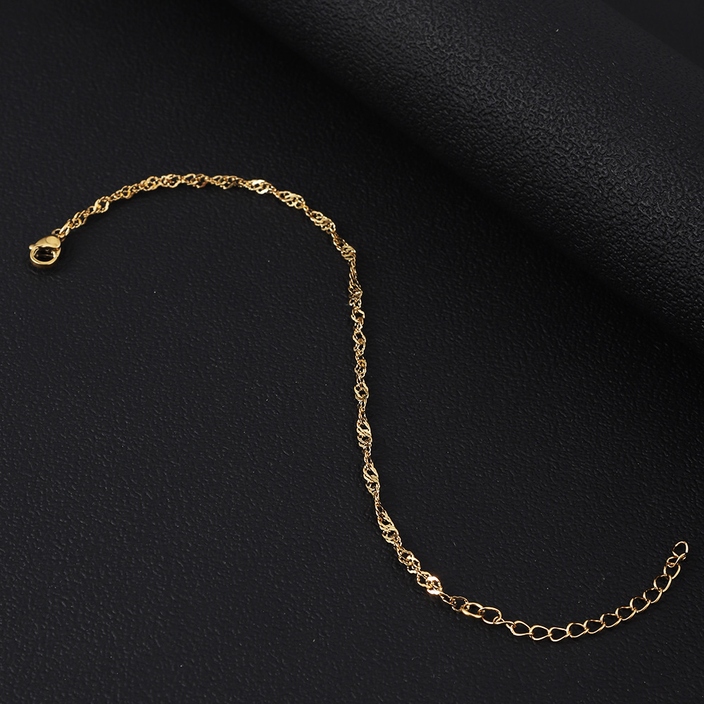 Water wave chain [3mm wide]