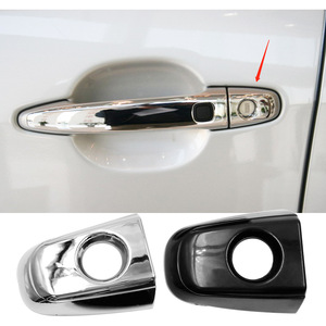 Door Handle Covers For Toyota Camry 2006-2013 Chrome And Black <b>Abs</b> Material With 3m Tape Installation - Product Image 2