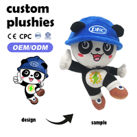 Jouets en peluche en coton écologiques personnalisés, CE OEM, peluches d'anime en gros, concevez votre propre jouet, animaux en peluche personnalisés, poupée en peluche
