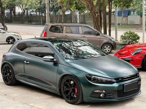 Fanna DJ2011 1.52*18m mat métallique Enerald vert voiture emballage feuille rouleau vinyle Wrap pour Auto véhicule voiture autocollants Films - Product Image 5