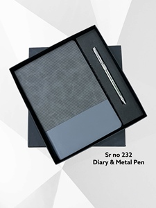 Agenda A5 con Bolígrafo Metálico, 100 Hojas, Impresión UV, Tapa Dura de PU, Set de Regalo para Oficina, Eventos Corporativos y Uso Diario - Product Image 2