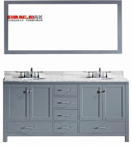 Usine Directement Hautes et Étroites Vanités Teck 48 Pouces Salle De Bain <span class=keywords><strong>Double</strong></span> <span class=keywords><strong>Vasque</strong></span> - Product Image 5