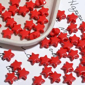 Cuentas sueltas de estrella de cinco puntas de Color macarrón acrílico de 11mm para pulseras de materiales hechos a mano Diy accesorios de cadena de teléfono móvil - Product Image 3
