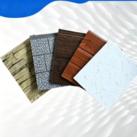 Panneau mural sandwich en métal, taille personnalisée, panneaux décoratifs extérieurs, solution d'isolation thermique pour projets d'ingénierie