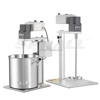 Grande Toque personnalisée 10L-170L Vitesse réglable Agitateur en porte-à-faux industriel Mélangeur de shampooing à agitation aérienne de laboratoire électrique