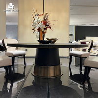 Ensemble de table à manger moderne italienne pour 6 personnes, fabriqué à Foshan, ensembles de salle à manger de luxe, 6 chaises, chaises de salle à manger, meubles de salle à manger pour la maison