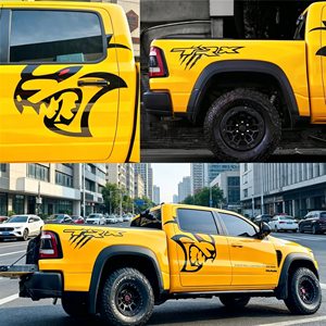 Film graphique amovible sans résidu pour camion, personnalisé pour Ford Raptor Ranger JMC DaDao Pickup, modification extérieure de la voiture - Product Image 4