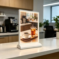 Cadre lumineux rétroéclairé LED pour comptoir de vente au détail