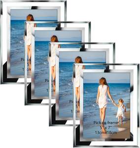 Wholesale Creative Handmade Modern Simplicity A4 A5 4x6 5x7 6x8 Crystal Glass Photo <b>Frame</b> with <b>Certificate</b> - Product Image 1