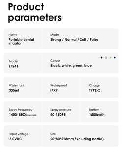 Irrigateur buccal haute performance pour implants et couronnes : Recommandé par les dentistes - Product Image 6