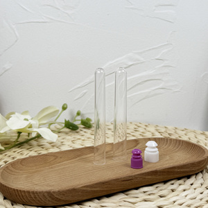 Fournitures en gros de plastique PS jetable transparent pour tubes avec bouchon 12*75mm (capacité de 10 à 50ml) Logo personnalisable - Product Image 6