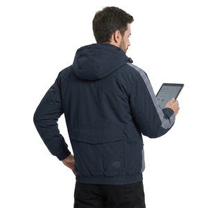 Blouson Bomber Softshell Unisexe Personnalisé, Élégant, en Toile Imperméable, Chauffant, pour l'Extérieur, Hiver, Col Mandarin, Anti-UV, Séchage Rapide - Product Image 3