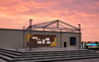 Sistema de Elevación para Eventos al Aire Libre, Estructura de Escenario con Trusses de Techo, Iluminación Modular, Truss de Aluminio de Fábrica