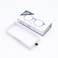 Boîte d'emballage personnalisée pour lunettes, nouvelle collection, coffret cadeau coulissant