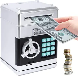 DWI Dowellin saving money box mini atm machines electric Piggy Bank for kids atm machine Electronic Password Baby Toy