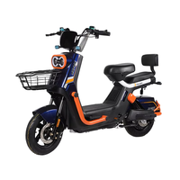 Vélo électrique intelligent 500W en gros de Chine, longue autonomie, batterie amovible, pour adultes, avec cadre en acier 60V