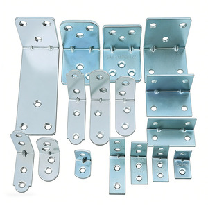 Supports d'angle galvanisés en acier laminé à froid de 5 mm d'épaisseur en forme de L pour fixation d'étagères et armoires - Product Image 5
