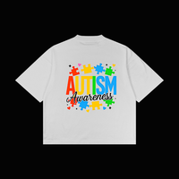 Transferts DTF personnalisés pour la sensibilisation à l'autisme, prêts à être pressés, transferts thermiques à repasser pour t-shirts et vêtements