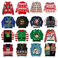 Pull de Noël moche et original en stock – Tricot de fête pour les fêtes de Noël, événements et vente en gros