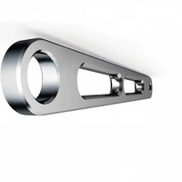 Fabrication sur mesure de pièces en aluminium, acier inoxydable, laiton par usinage CNC, découpe laser, support en aluminium OEM