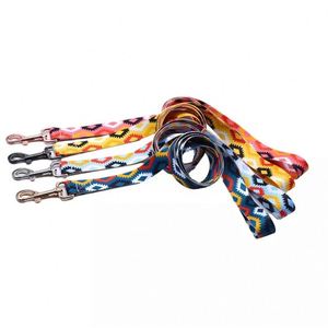 Hot Sell Colorful Adjustable Webbing Durable Sublimation Printed <b>Personalised</b> Collars & Leashes Set Nylon Leash <b>Dog</b> Pet <b>Harness</b> - Product Image 4