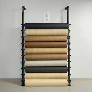 Film décoratif auto-adhésif épaissi pour mur <span class=keywords><strong>de</strong></span> fond, autocollants imitation bois pour meubles, autocollants pour armoire, intérieur - Product Image 2