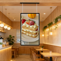Écran tactile interactif LCD de 43, 49, 55 et 65 pouces pour centre commercial, affichage publicitaire mural pour restaurant