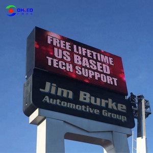 P8 extérieur 960X960mm poteau mural fixe économie d'énergie Led panneau d'affichage rue bord de route Led panneaux d'affichage écran - Product Image 3