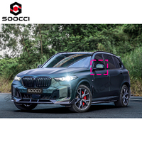 Coques de rétroviseurs extérieurs en fibre de carbone TAKD, finition brillante, pour BMW G05 X5 40iX 50eX M60iX M60i (2023-2026)