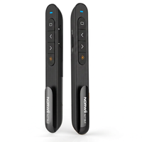 Présentateur sans fil double mode BLE Norwii N27 certifié FCC CE, piles AAA, 2.4G Bluetooth, télécommande PPT pour présentations et réunions