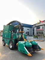Hacheuse de fourrage automotrice agricole 4QZ-1800, poids 3950 kg |   Contrôle manuel de la vitesse, segment de conception 20 mm
