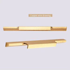 200mm--2700mm Dumb Black Kitchen Cabinet Drawer <strong>Door</strong> Handle Aluminium Profile Aluminum Furniture Handle - Product Image 3
