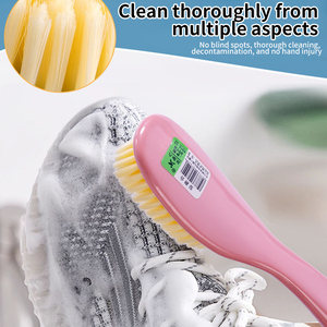 <span class=keywords><strong>Brosse</strong></span> de nettoyage multifonctionnelle à long manche en plastique <span class=keywords><strong>pour</strong></span> chaussures, fenêtres (intérieur/extérieur) et lavage de vêtements - Product Image 4