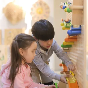 Монтессори, деревянная мультяшная доска для рисования, новейшие Развивающие игрушки для обучения, набор для детей унисекс