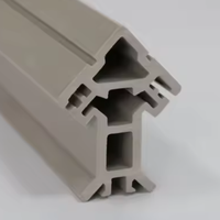 Profils en plastique HDPE LDPE PVC ABS Écologiques Composants de construction pour supermarchés Extrusion Barres d'extrusion à fente en T