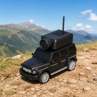 Voiture RC FPV 1:64 avec caméra WiFi HD 720P LED, contrôle par application, télécommande 2,4 GHz pour jeu intérieur et extérieur