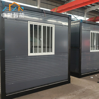 Maison conteneur de luxe préfabriquée portable de 20 pieds de haute qualité, maisonnette pliable à vendre pour usage en appartement