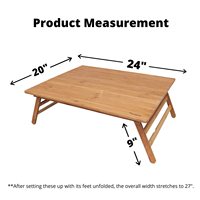 Table de camping pliable en bambou WDF pour l'extérieur, table de plage, table pliante portable, table de pique-nique en bambou pour l'extérieur