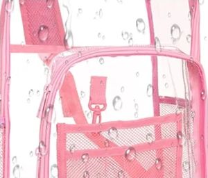 Mochila transparente <span class=keywords><strong>de</strong></span> PVC para estudiantes, mochilas transparentes <span class=keywords><strong>de</strong></span> viaje para la escuela, personalizadas, aprobadas por el <span class=keywords><strong>estadio</strong></span> - Product Image 6