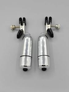 Penggetar puting bergetar 10 kecepatan, Portabel klem elektro telur pemijat peluru melompat Vibrator puting pria - Product Image 5