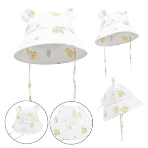 Nuevo Sombrero de Algodón Transpirable para Bebés con Diseño de Oso de Dibujos Animados, Sombrero de Pescador con Estampado de Frutas y Flores para Niños de 1 a 3 Años - Product Image 5