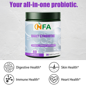 OEM ODM Daily Synbiotic Capsules with Digestive Health Probiotic <b>Blend</b> Supports Healthy Regularity Soomths Clear Skin - Product Image 6