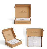 Nouvelles Boîtes Rigides Pliables Recyclables Personnalisées avec Logo en Relief 2026 en Carton Ondulé pour l'Expédition de Vêtements et Chaussures pour Bébés