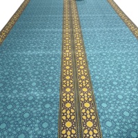 Vente directe usine – Tapis en blocs sur mesure en laine/soie, antidérapant, à motif animalier moderne, entièrement recouvrant et de forme spéciale pour mosquées