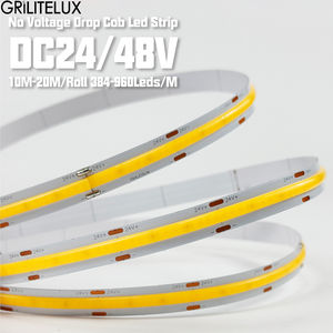 Bande lumineuse LED COB à courant constant durable, sans chute de tension, flexible et linéaire pour l'éclairage décoratif intérieur commercial - Product Image 4