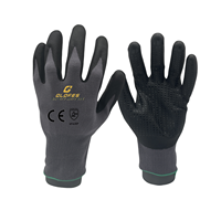 En gros Dernière Offre Spéciale Industrie Lourde Anti-coupure HPPE Micro Mousse Nitrile Antistatique Sécurité Industrielle Gants De Travail