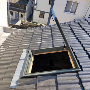 Finestra in Alluminio con <span class=keywords><strong>Lucernario</strong></span> a Doppio Vetro per Case, Porte in Alluminio e Finestre Elettriche di Sicurezza per Tetti, Stile Australiano - Product Image 4