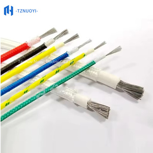 Fil tressé flexible en silicone isolé résistant à la chaleur avec gaine en fibre de verre AGR/AGRP, câbles électroniques, fil de <span class=keywords><strong>chauffage</strong></span> - Product Image 3
