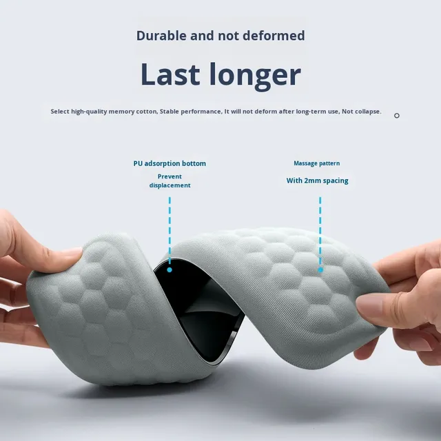 Memory Foam Mechanical Keyboard Wrist Rest Mouse Pad with Comfortable Support for Women and Men for Office Use